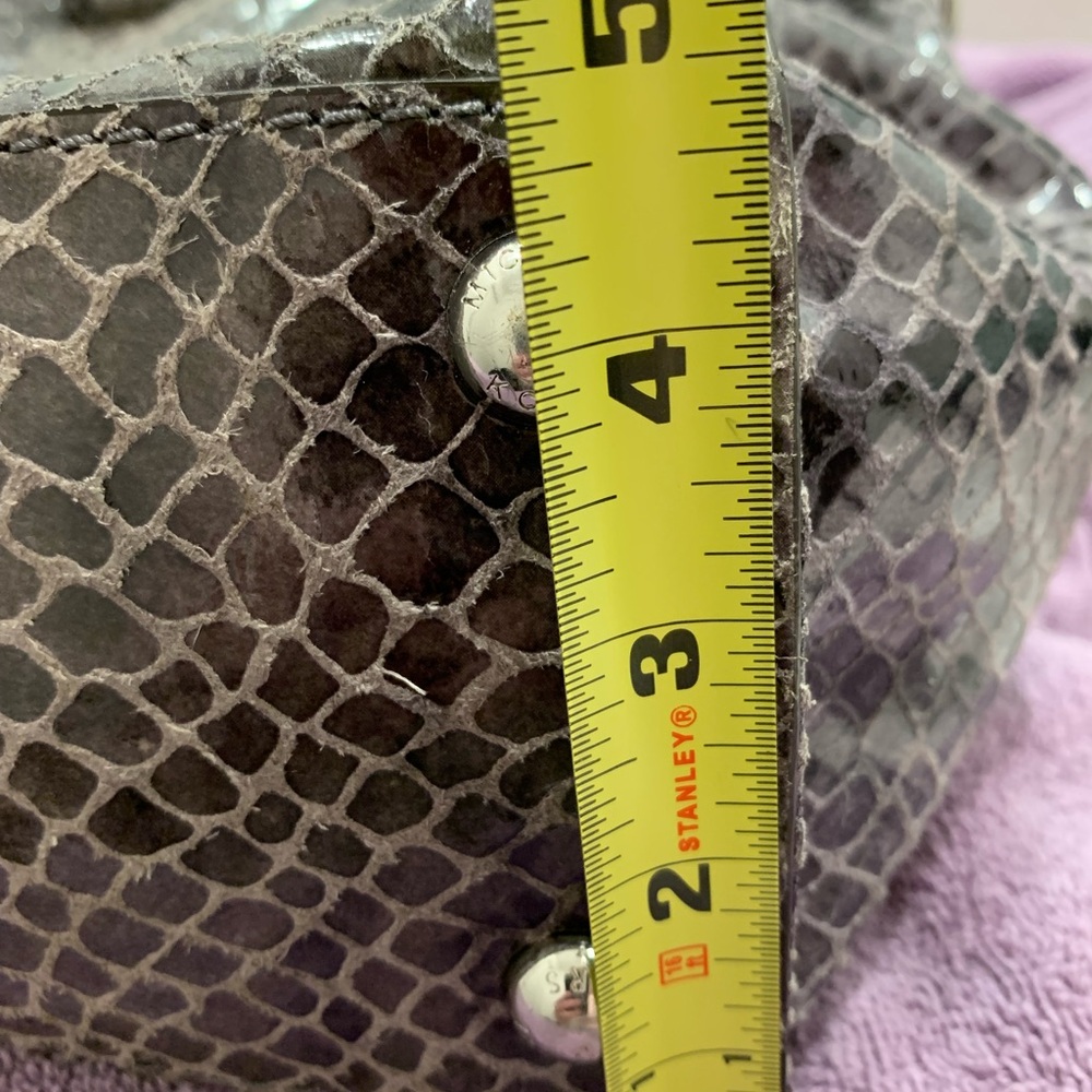Michael Kors Large Gray Python Hamilton - image 11